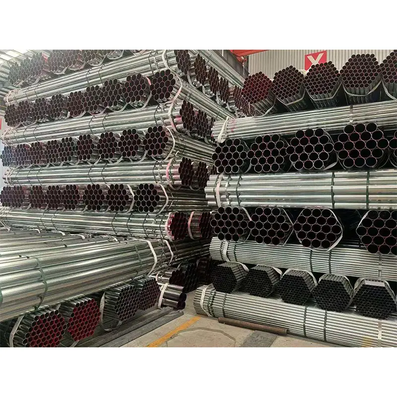 Hot Dip Galvanized ທໍ່ເຫລໍກຮອບ